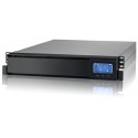 SAI Lapara 2000VA/2000W v1.0, on-line, doble conversión, rack 2U, LCD