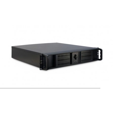 Caja metálica servidor ATX Rack 19" 2U negra