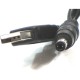 Cable de alimentación USB universal para PDA y teléfono DC 2,5 mm