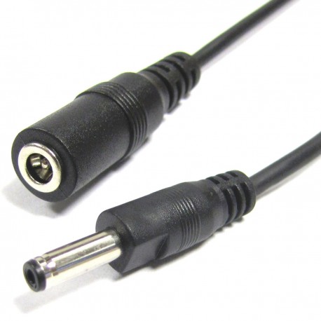 Cable de alimentación DC-Jack conector 3.5x1.35mm de 3m (M/H)