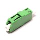 Acoplador de fibra óptica LC/APC a LC/APC monomodo simplex