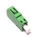 Acoplador de fibra óptica LC/APC a LC/APC monomodo simplex