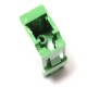 Acoplador de fibra óptica LC/APC a LC/APC monomodo simplex