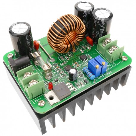 Fuente de alimentación DC de 10-60V a 12-80V de 600W con amplificador regulado DW-0416