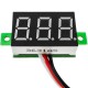 Visor LCD de 3 dígitos rojo y con voltímetro 0-100V