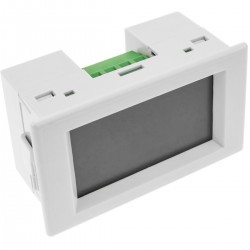 Visor LCD de 3 dígitos y con voltímetro 80-500V para panel blanco
