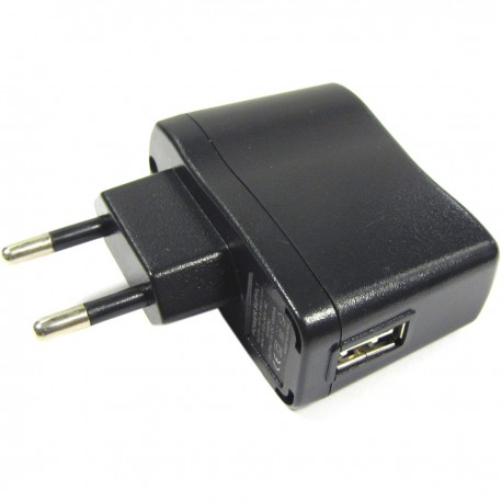 Fuente de alimentación 220 VAC a USB A hembra 5VDC 1A 1 puerto