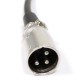 Cable de audio micrófono XLR 3-pin macho a hembra de 5m
