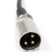 Cable de audio micrófono XLR 3-pin macho a hembra de 15m