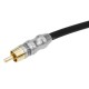 Cable de audio micrófono XLR 3pin hembra a RCA macho de 3m