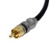 Cable de audio micrófono XLR 3pin macho a RCA macho de 1m