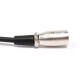 Cable de audio micrófono instrumento XLR 3pin macho a jack 6.3mm macho de 1m