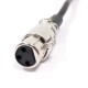 Cable de audio micrófono instrumento XLR 3pin hembra a jack 6.3mm macho de 2m