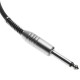 Cable audio micrófono instrumento mono jack 6.3mm macho a macho de 1m