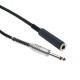 Cable audio micrófono instrumento mono jack 6.3mm macho a hembra de 2m
