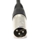 Cable de audio estéreo XLR 3-pin macho a TRS jack 6.3mm macho de 2m
