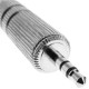 Cable de audio estéreo XLR 3-pin macho a TRS jack 3.5mm macho de 1m