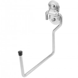 Gancho de pared multiusos de acero zincado de 150 mm