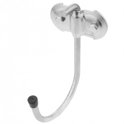 Gancho de pared multiusos de acero zincado de 100 mm