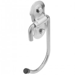 Gancho de pared multiusos de acero zincado de 130 mm