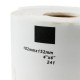 Rollo bobina de 200 etiquetas adhesivas compatibles con Brother DK-11241 DK-1241 102x152mm