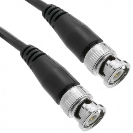 Cable coaxial BNC 3G HD SDI macho a macho de alta calidad 1m