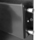 Caja fuerte de seguridad de acero con código electrónico digital 36x33x50cm negra