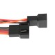 Cable duplicador de alimentación de ventilador 4pin a PCB 1 hembra a 2 macho 20cm