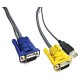 Cable Especial 2 en 1 VGA/USB 1.8m (HD15M/HD15M+AM)