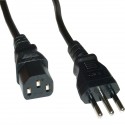 Cable eléctrico IT CEI-23-16 a IEC-60320-C13 de 1.8m negro