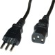 Cable eléctrico IT CEI-23-16 a IEC-60320-C13 de 1.8m negro