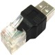 Adaptador RJ45 a USB (RJ45-M/USB-AM)