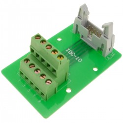 Adaptador de conexión serie IDC10P a bloque de terminales de 10-pin