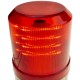 Sirena luminosa de LEDs 82mm de color rojo con efecto de rotación