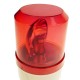 Sirena luminosa 78 mm de color rojo con rotación motorizada