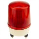 Sirena luminosa de LEDs 160 mm de color rojo con efecto de rotación