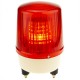 Sirena luminosa de LEDs 160 mm de color rojo con efecto de rotación
