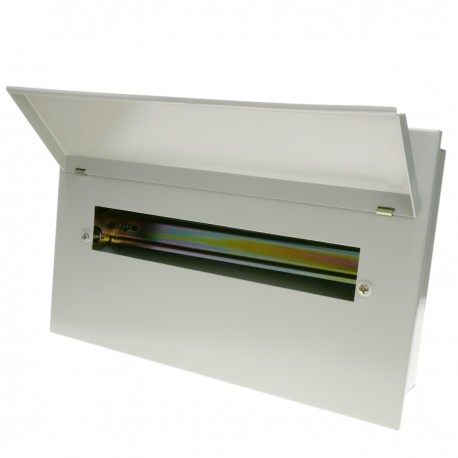 Caja de distribución eléctrica de 16 módulos 17.5 mm IP40 para empotrar de metal SPN