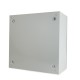 Caja de distribución eléctrica metálica con protección IP65 para fijación a pared 200x200x150mm