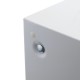 Caja de distribución eléctrica metálica con protección IP65 para fijación a pared 400x300x200mm