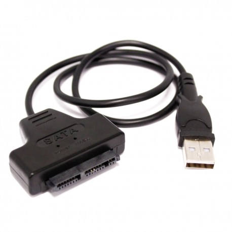 Cable MicroSATA a USB 2.0 con datos y alimentación
