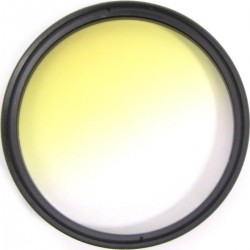 Filtro fotografia color gradual amarillo para objetivo de 67 mm