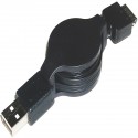 Cable Retráctil USB 2.0 a Canon 120cm (AM/Canon12P)