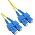 Cable de fibra óptica SC a SC monomodo duplex 9/125 de 20 m OS2