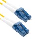 Cable de fibra óptica LC a LC monomodo duplex 9/125 de 15 m OS2
