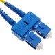 Cable de fibra óptica SC/PC a SC/APC monomodo duplex 9/125 de 5 m OS2