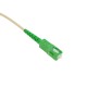 Cable de fibra óptica LC/APC a SC/APC monomodo simplex G657A2 9/125 de 2 m OS2