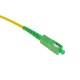 Cable de fibra óptica FC/PC a SC/APC monomodo simplex 9/125 de 5 m OS2