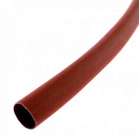 Tubo termoretráctil rojo de 3,2mm en bobina de 3m