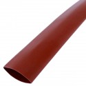 Tubo termoretráctil rojo de 9,5mm en bobina de 3m